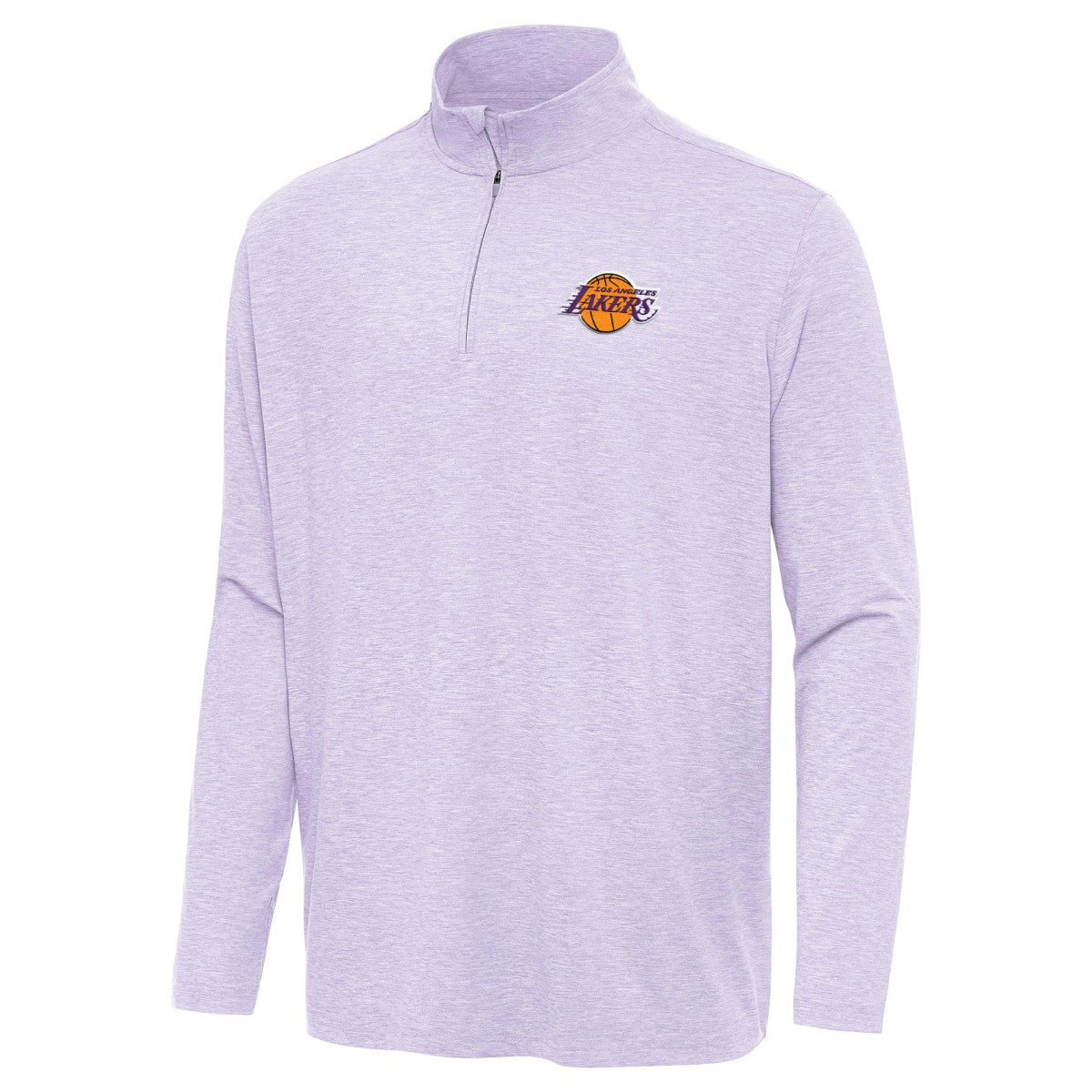 Los Angeles Lakers Antigua Hunk Quarter-Zip Top