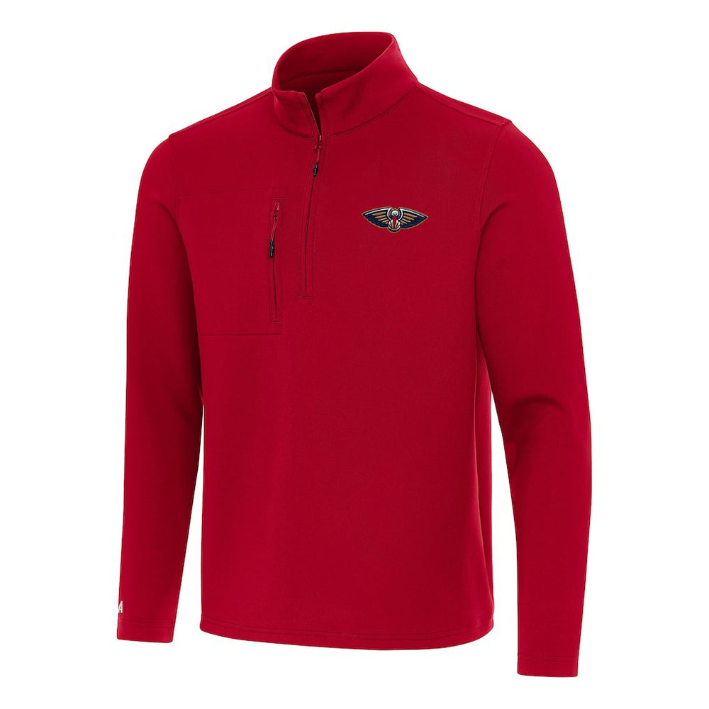 New Orleans Pelicans Antigua Insider Quarter-Zip Top