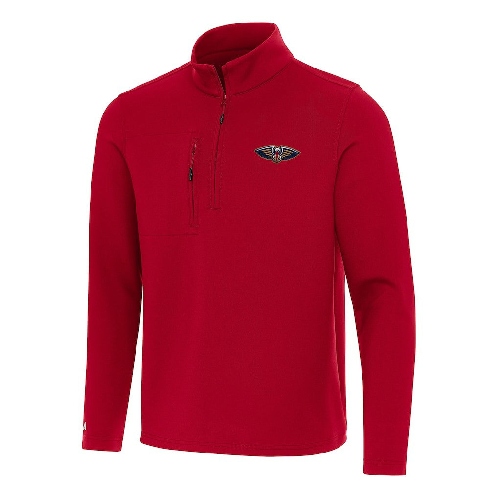 New Orleans Pelicans Antigua Insider Quarter-Zip Top