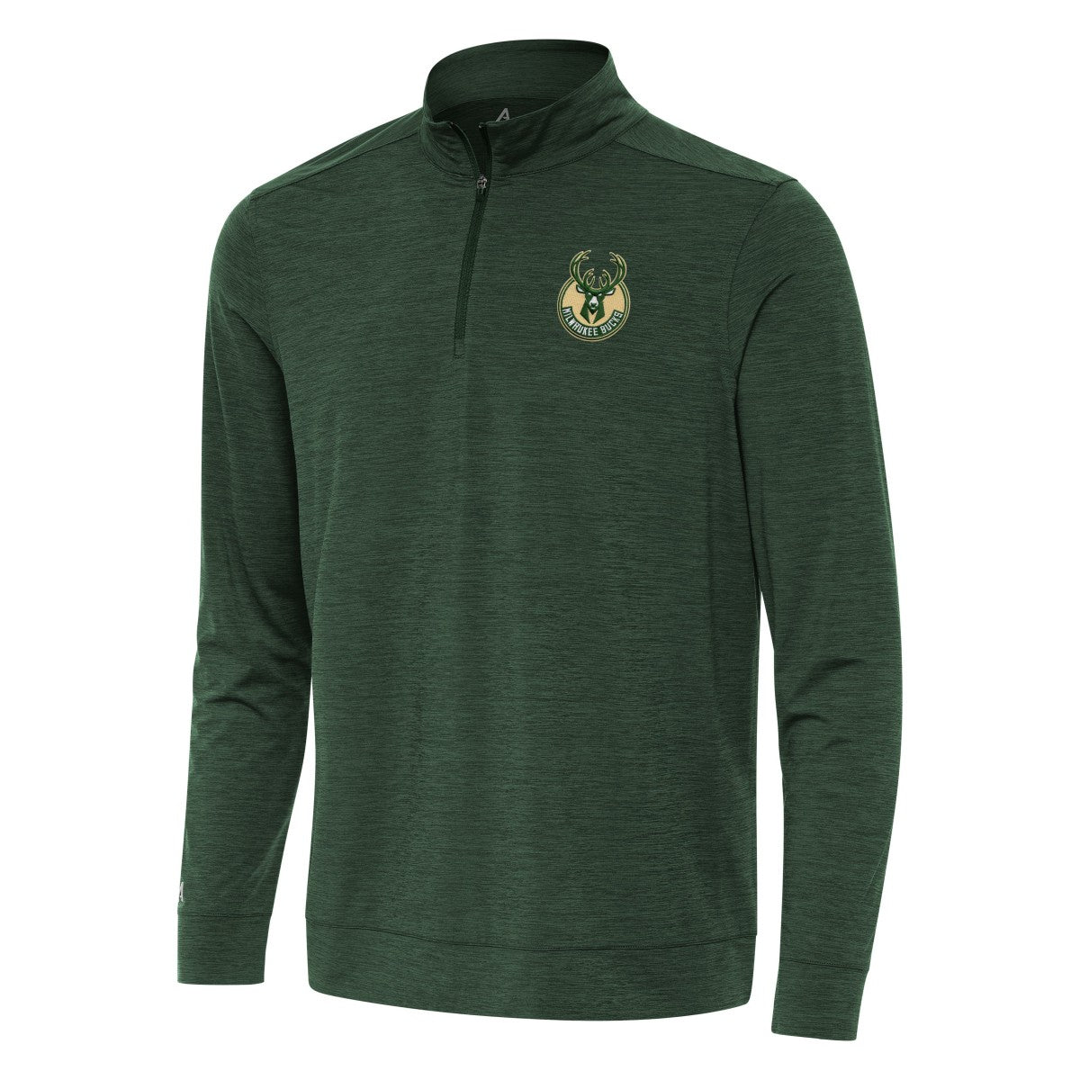 Milwaukee Bucks Antigua Bright Quarter-Zip Top
