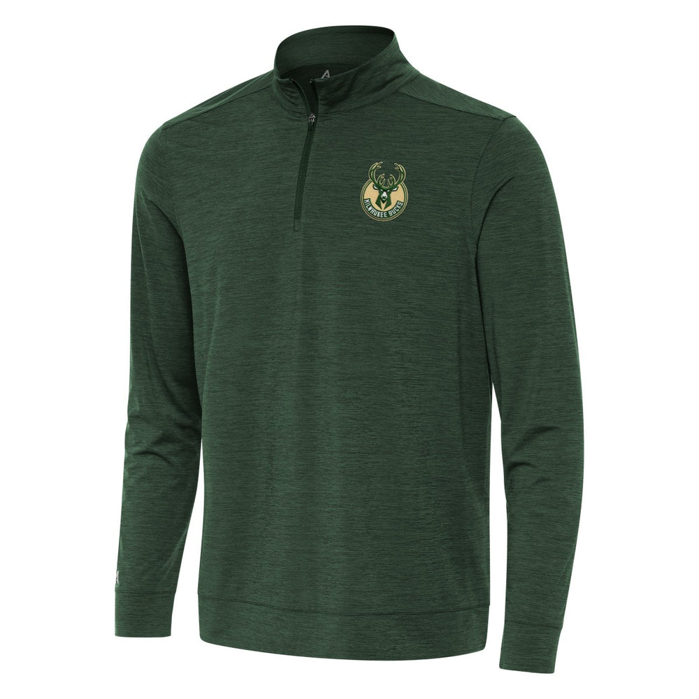 Milwaukee Bucks Antigua Bright Quarter-Zip Top