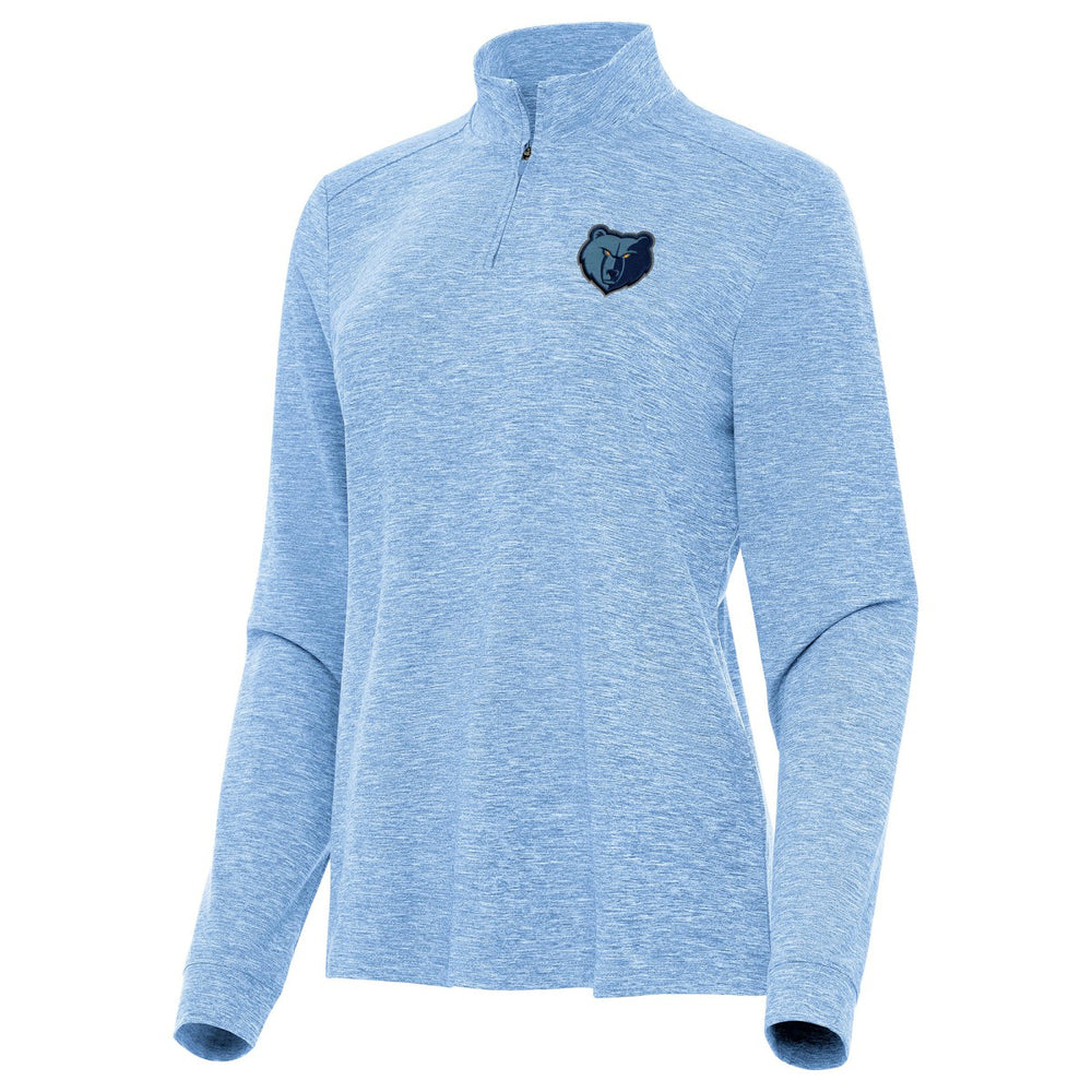 Memphis Grizzlies Antigua Women's Mentor Quarter-Zip Mock Long Sleeve Top