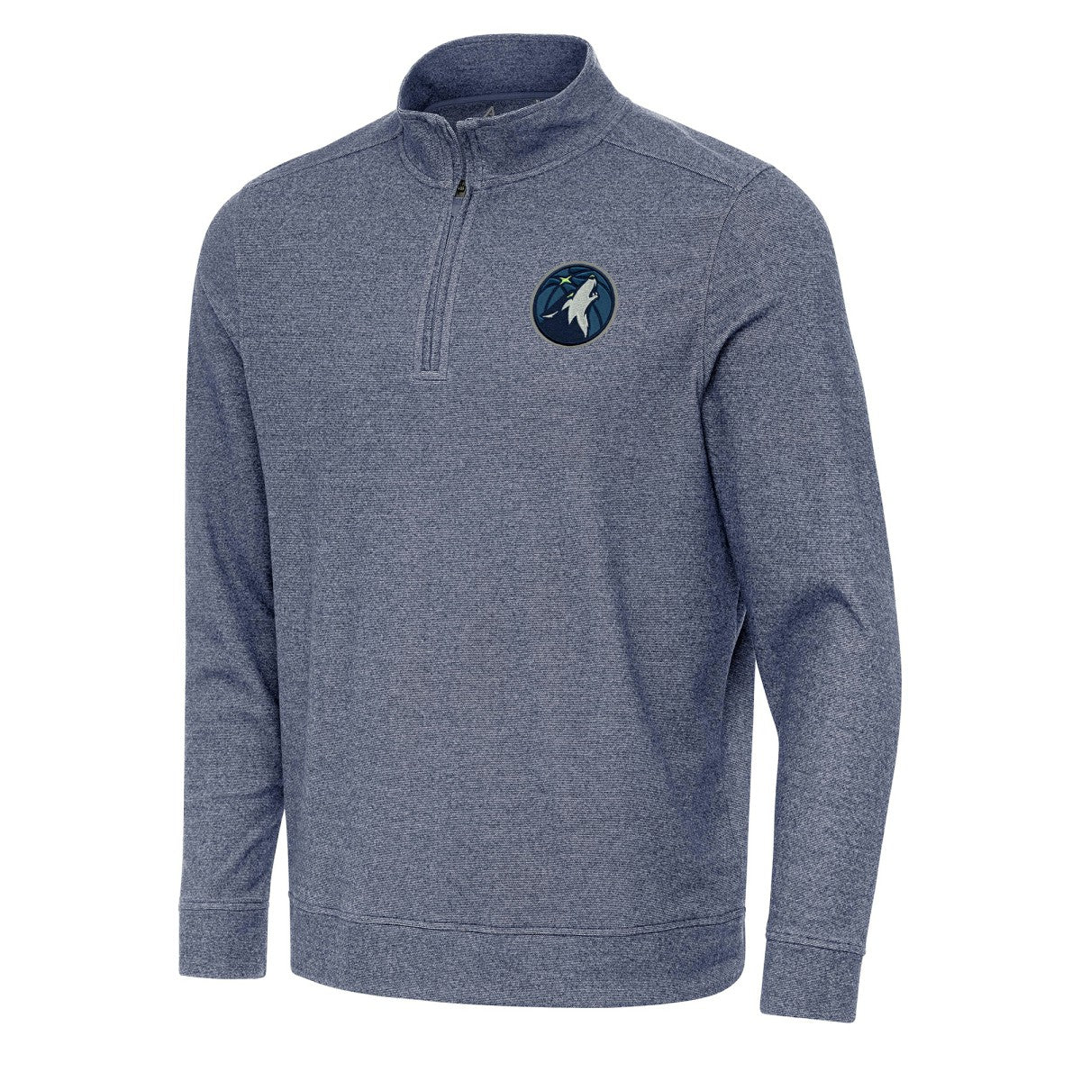 Minnesota Timberwolves Antigua Subtle Quarter-Zip Sweatshirt