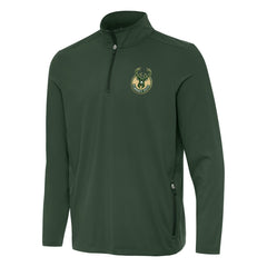 Milwaukee Bucks Antigua Perilous Quarter-Zip Sweatshirt