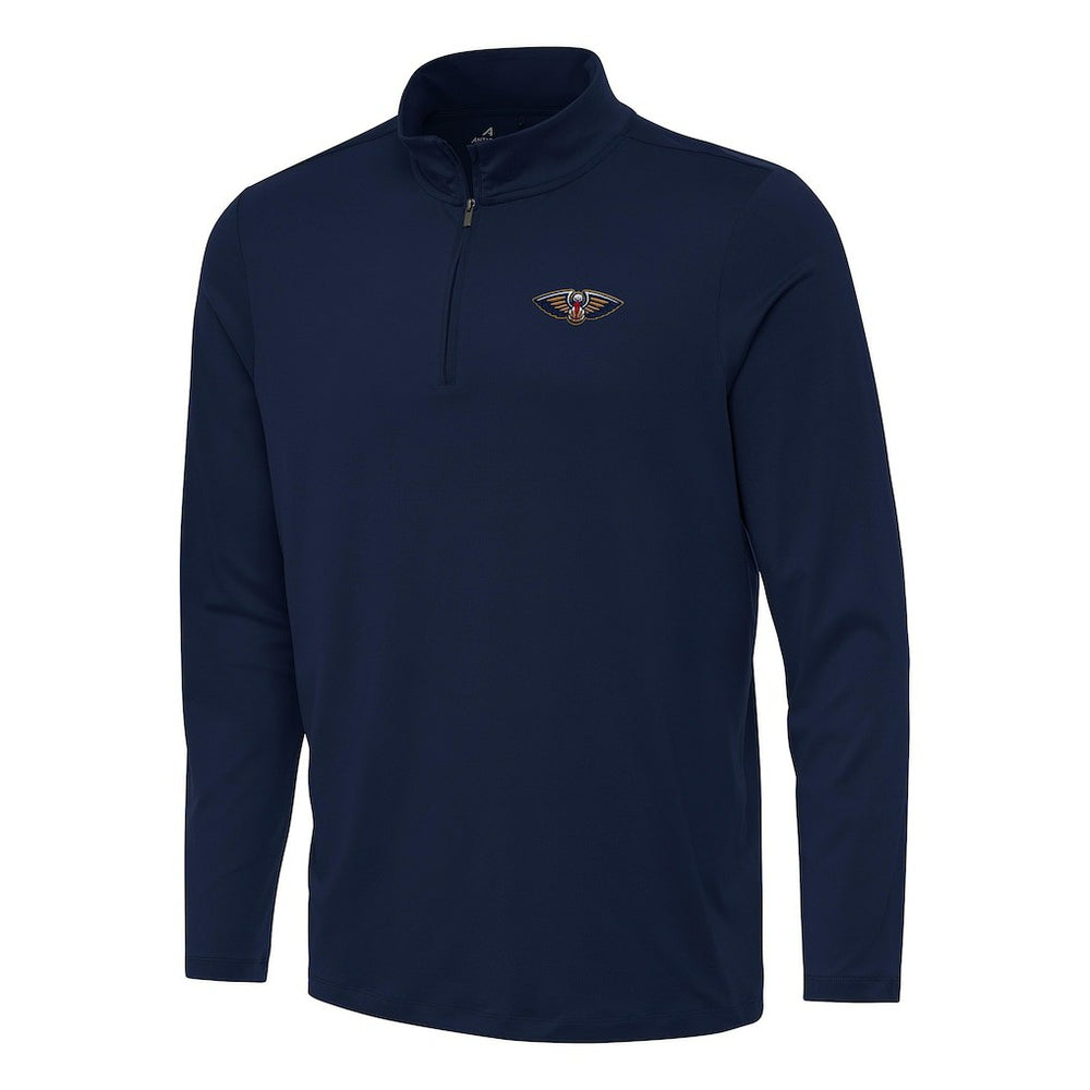 New Orleans Pelicans Antigua Reprocess Quarter-Zip Top
