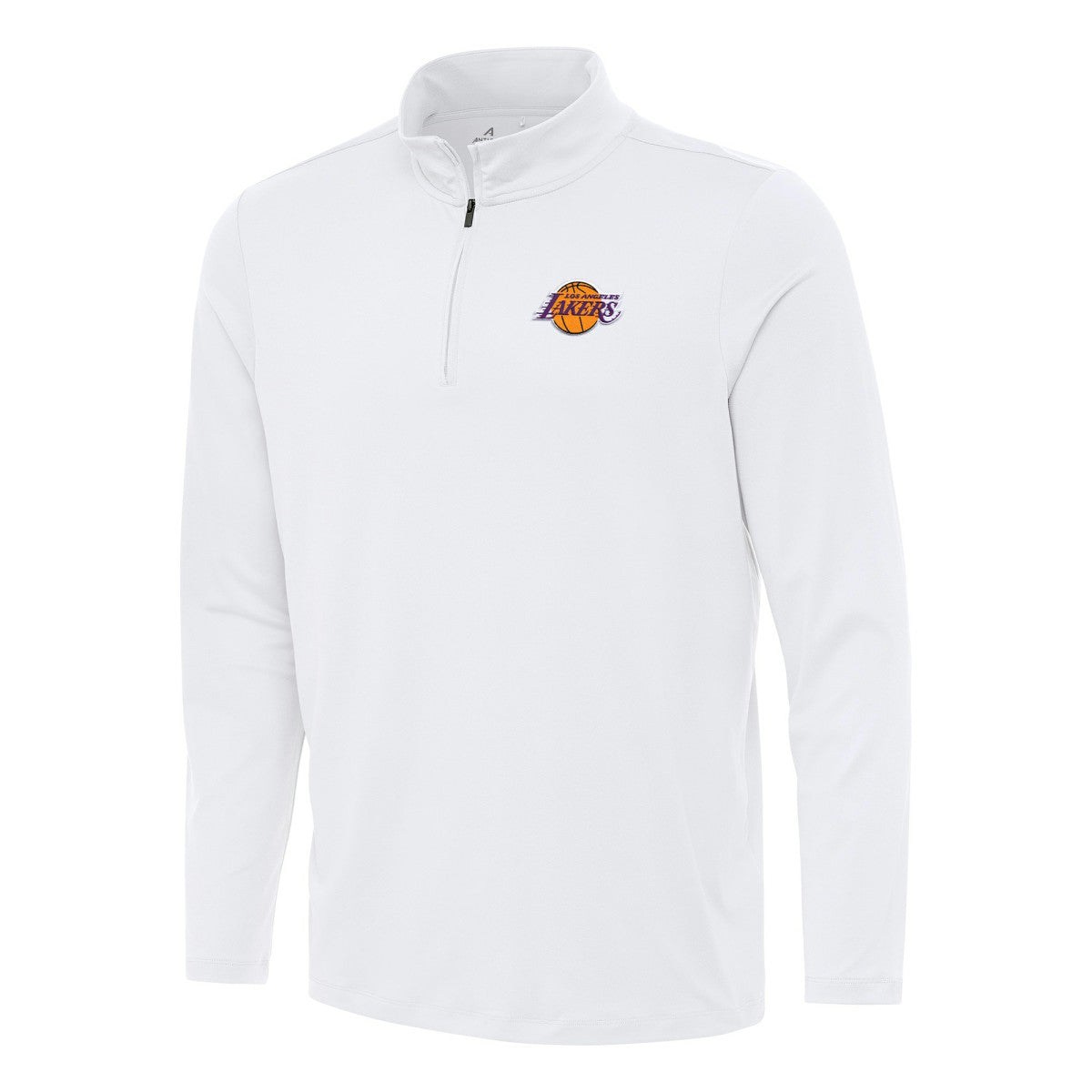 Los Angeles Lakers Antigua Reprocess Quarter-Zip Top