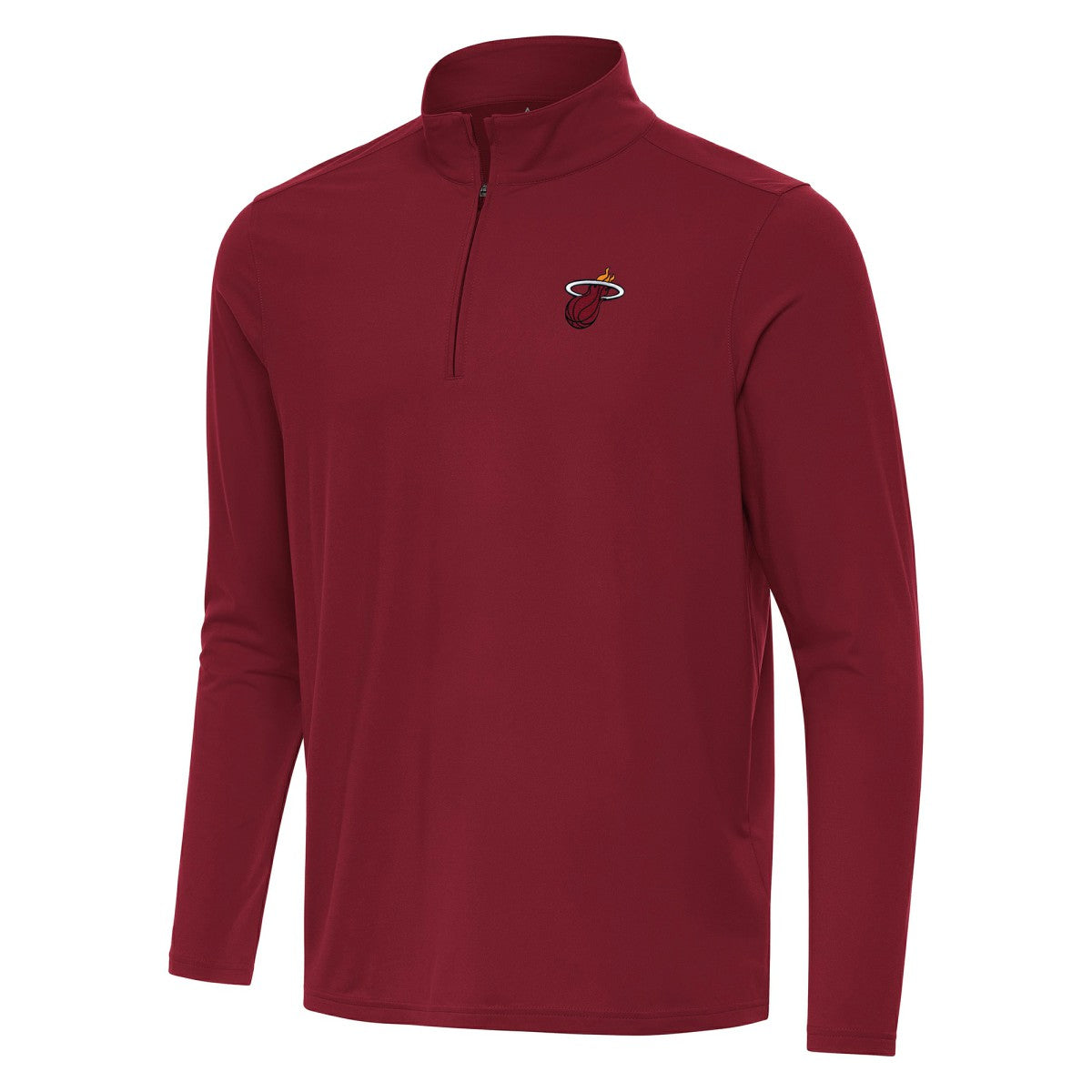 Miami Heat Antigua Intent Quarter-Zip Top