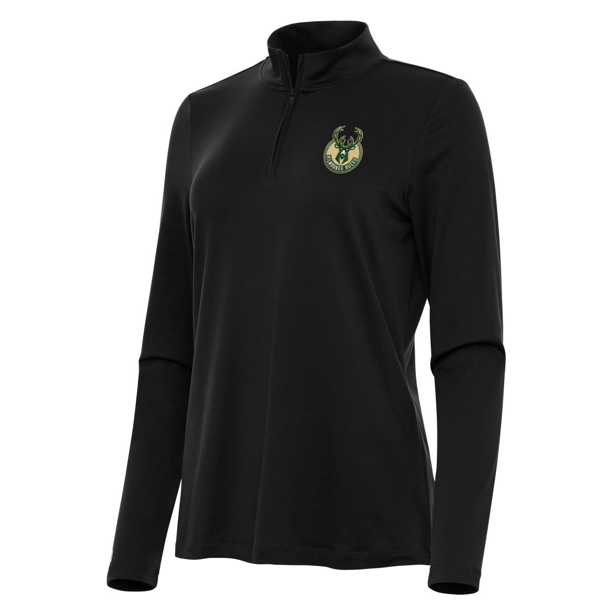 Milwaukee Bucks Antigua Women's Reprocess Quarter-Zip Top