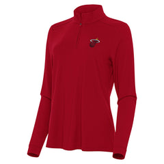 Miami Heat Antigua Women's Intent Quarter-Zip Top