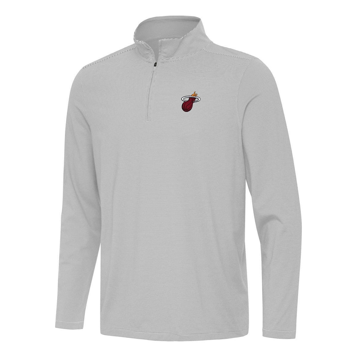 Miami Heat Antigua Twine Quarter-Zip Top