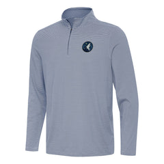 Minnesota Timberwolves Antigua Twine Quarter-Zip Top