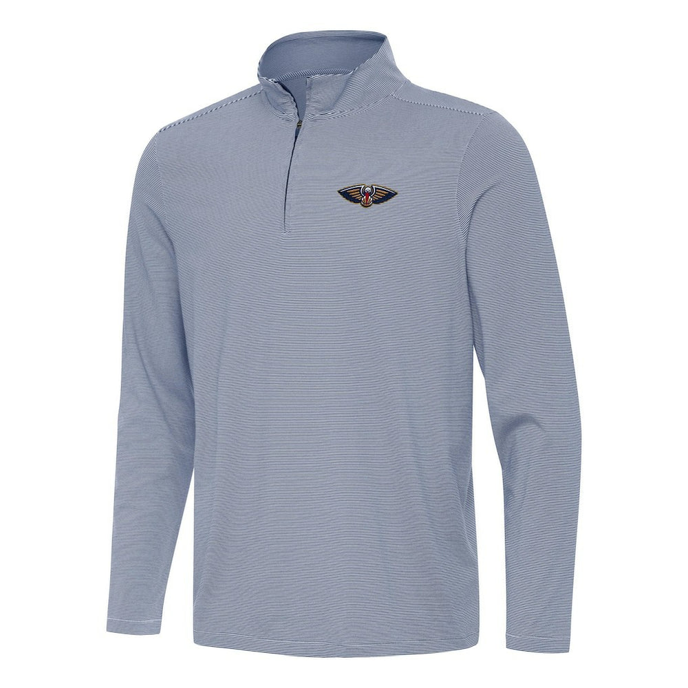 New Orleans Pelicans Antigua Twine Quarter-Zip Top