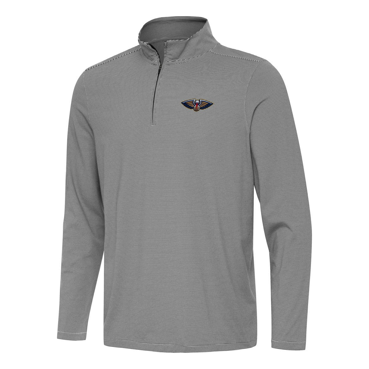New Orleans Pelicans Antigua Twine Quarter-Zip Top