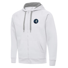 Minnesota Timberwolves Antigua Big & Tall Victory Full-Zip Hoodie Jacket