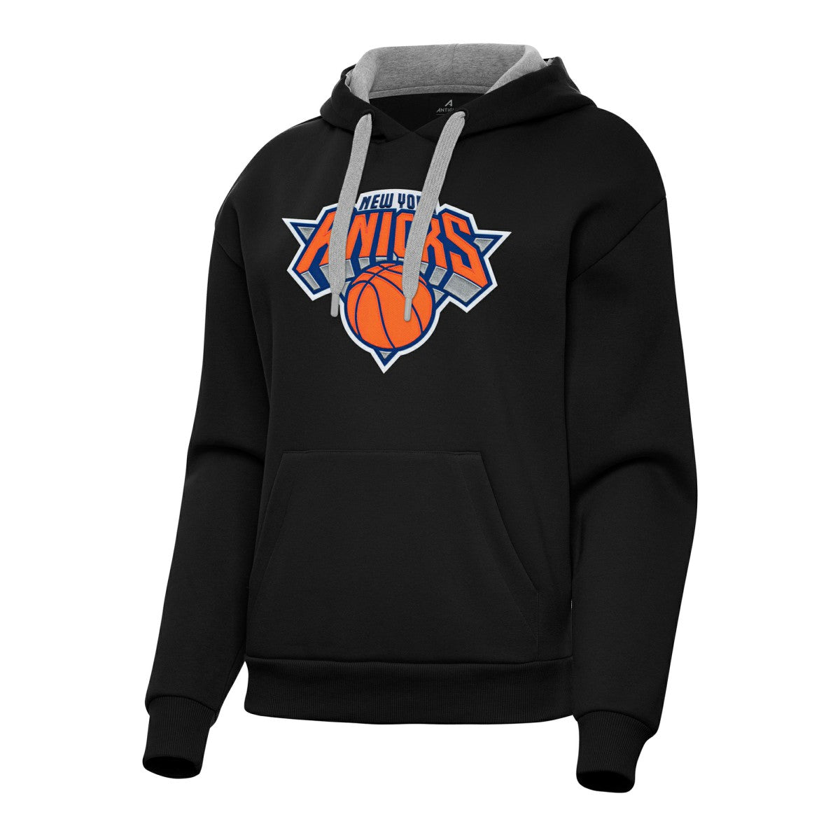 New York Knicks Antigua Women's Victory Pullover Hoodie
