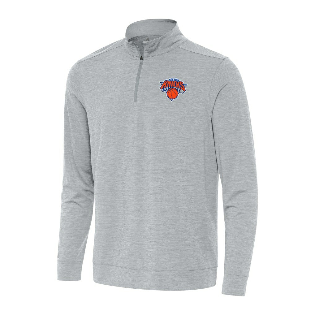 New York Knicks Antigua Bright Quarter-Zip Top