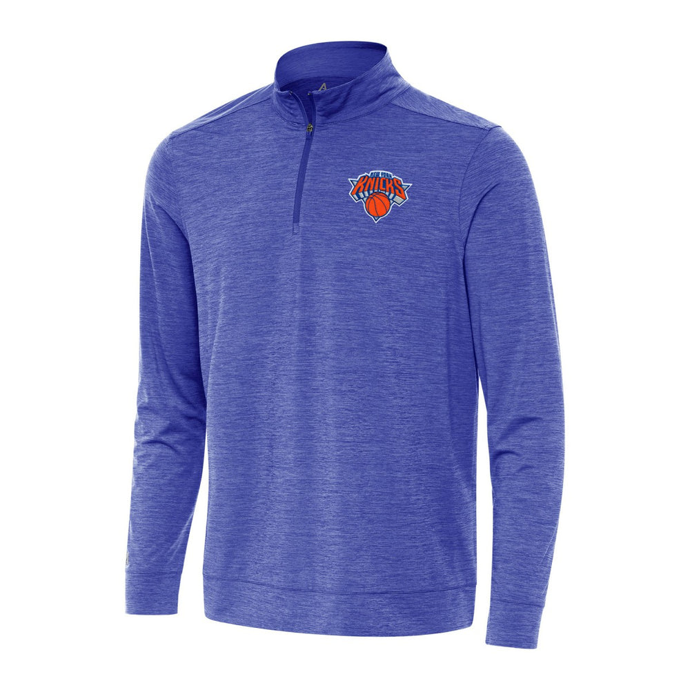 New York Knicks Antigua Bright Quarter-Zip Top