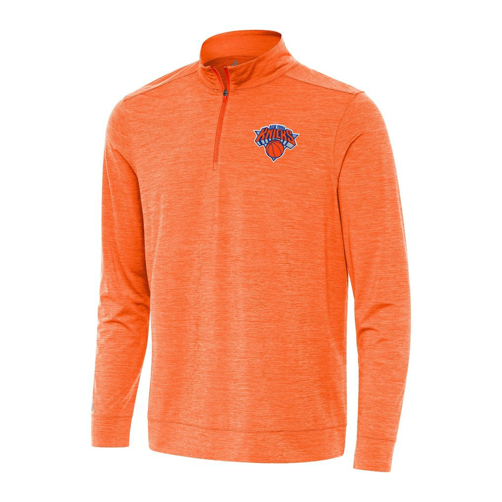 New York Knicks Antigua Bright Quarter-Zip Top