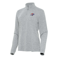 Oklahoma City Thunder Antigua Women's Mentor Quarter-Zip Mock Long Sleeve Top