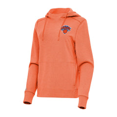 New York Knicks Antigua Women's Justice Pullover Hoodie