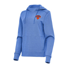 New York Knicks Antigua Women's Justice Pullover Hoodie