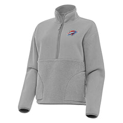 Oklahoma City Thunder Antigua Women's Figure Half-Zip Pullover Sweatshirt