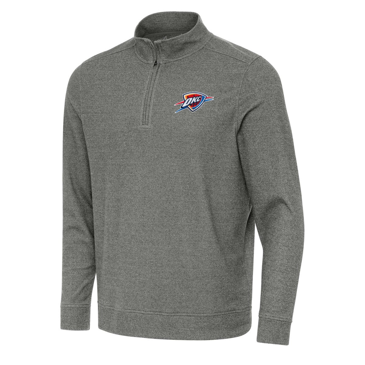 Oklahoma City Thunder Antigua Subtle Quarter-Zip Sweatshirt