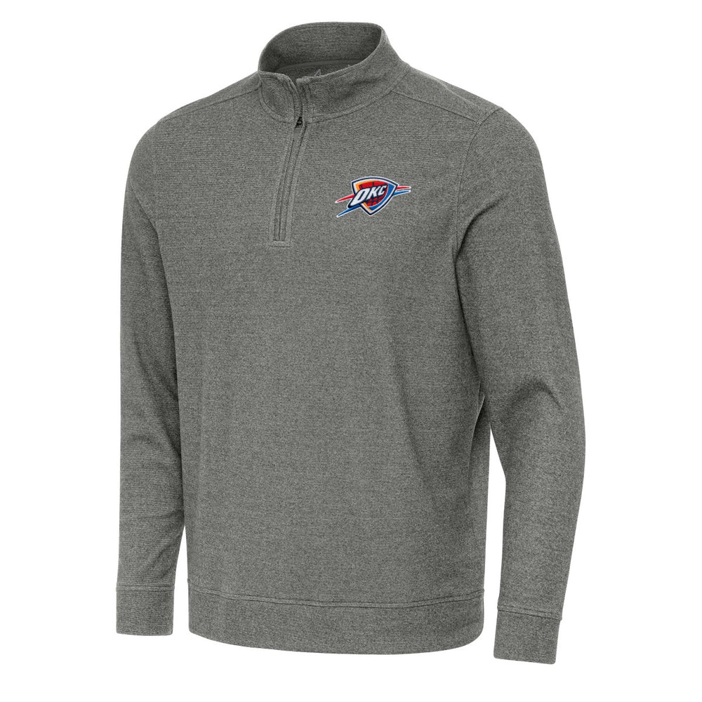 Oklahoma City Thunder Antigua Subtle Quarter-Zip Sweatshirt