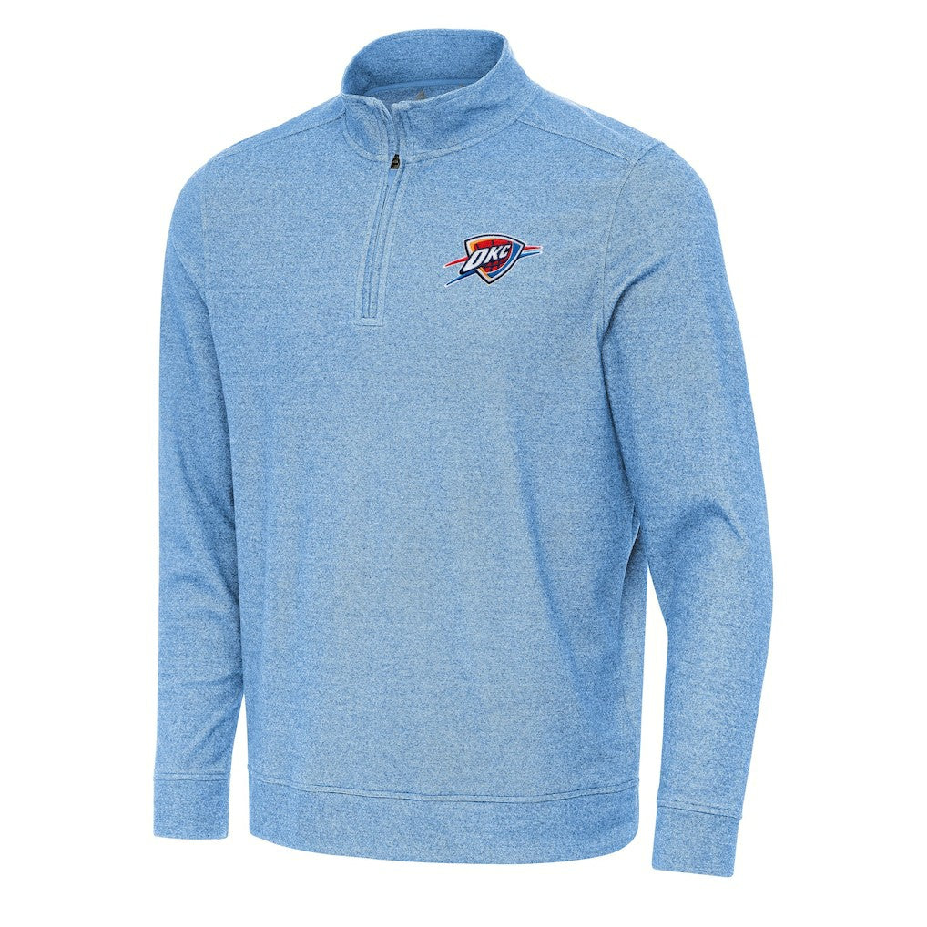 Oklahoma City Thunder Antigua Subtle Quarter-Zip Sweatshirt