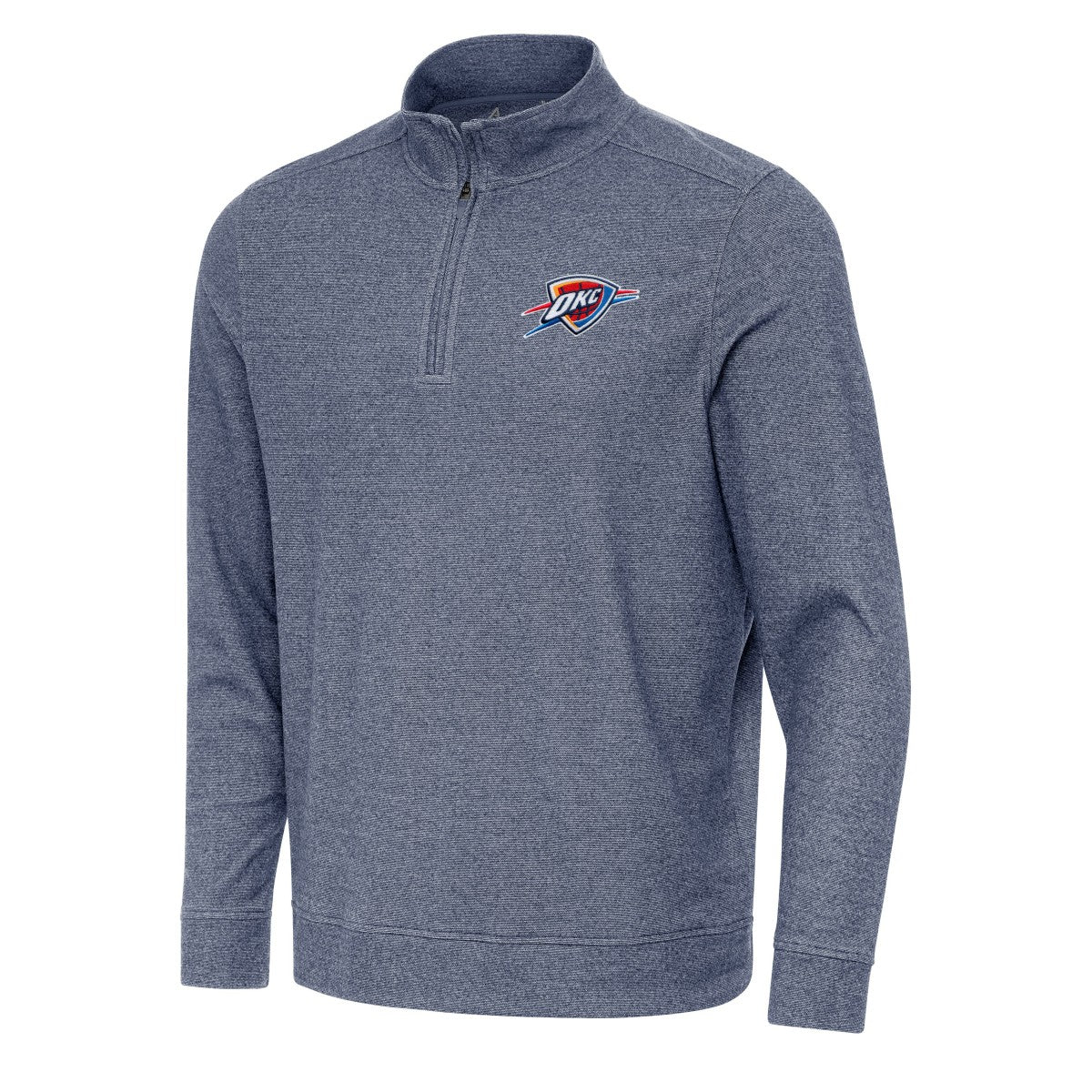 Oklahoma City Thunder Antigua Subtle Quarter-Zip Sweatshirt