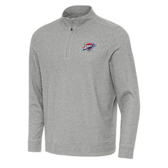 Oklahoma City Thunder Antigua Subtle Quarter-Zip Sweatshirt