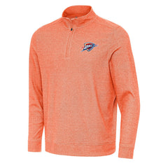 Oklahoma City Thunder Antigua Subtle Quarter-Zip Sweatshirt