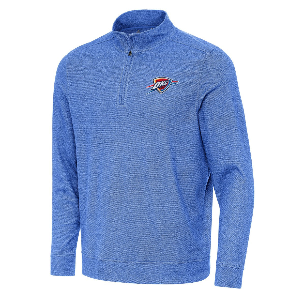 Oklahoma City Thunder Antigua Subtle Quarter-Zip Sweatshirt