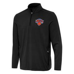 New York Knicks Antigua Perilous Quarter-Zip Sweatshirt