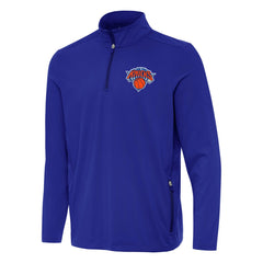 New York Knicks Antigua Perilous Quarter-Zip Sweatshirt