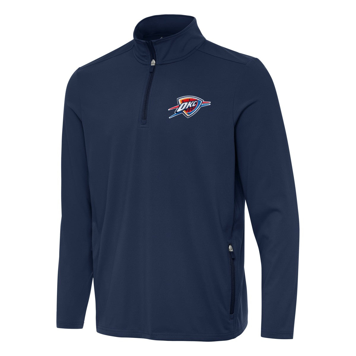 Oklahoma City Thunder Antigua Perilous Quarter-Zip Sweatshirt