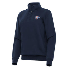 Oklahoma City Thunder Antigua Women's Victory Quarter-Zip Sweatshirt