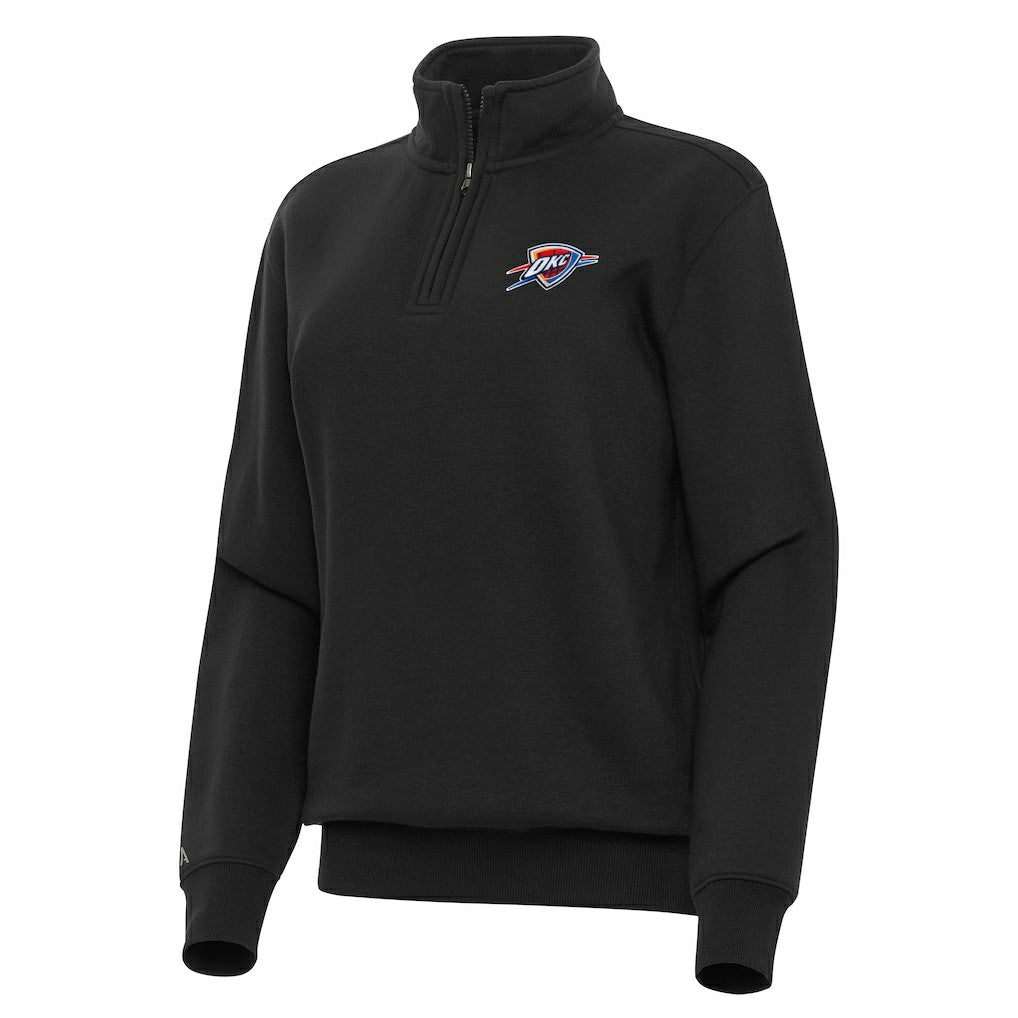 Oklahoma City Thunder Antigua Women's Victory Quarter-Zip Sweatshirt