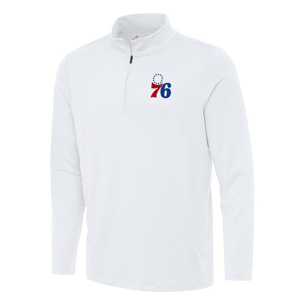 Philadelphia 76ers Antigua Reprocess Quarter-Zip Top