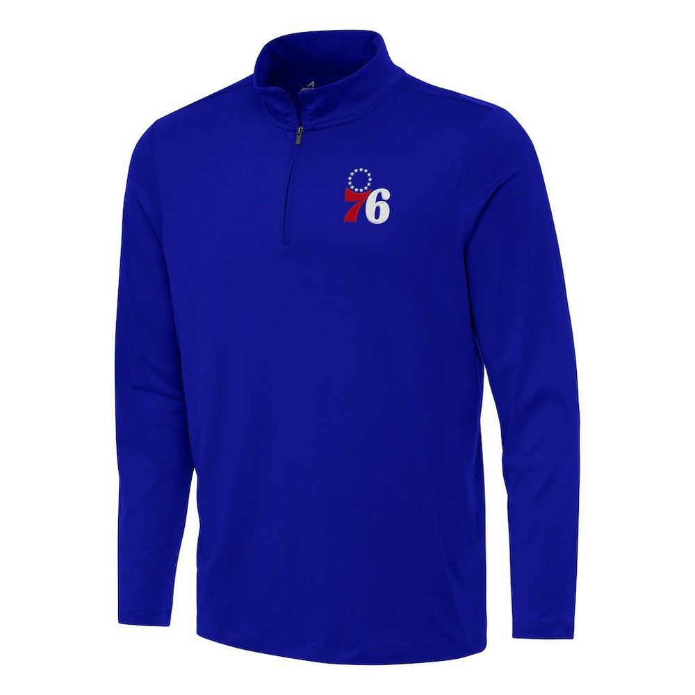 Philadelphia 76ers Antigua Reprocess Quarter-Zip Top