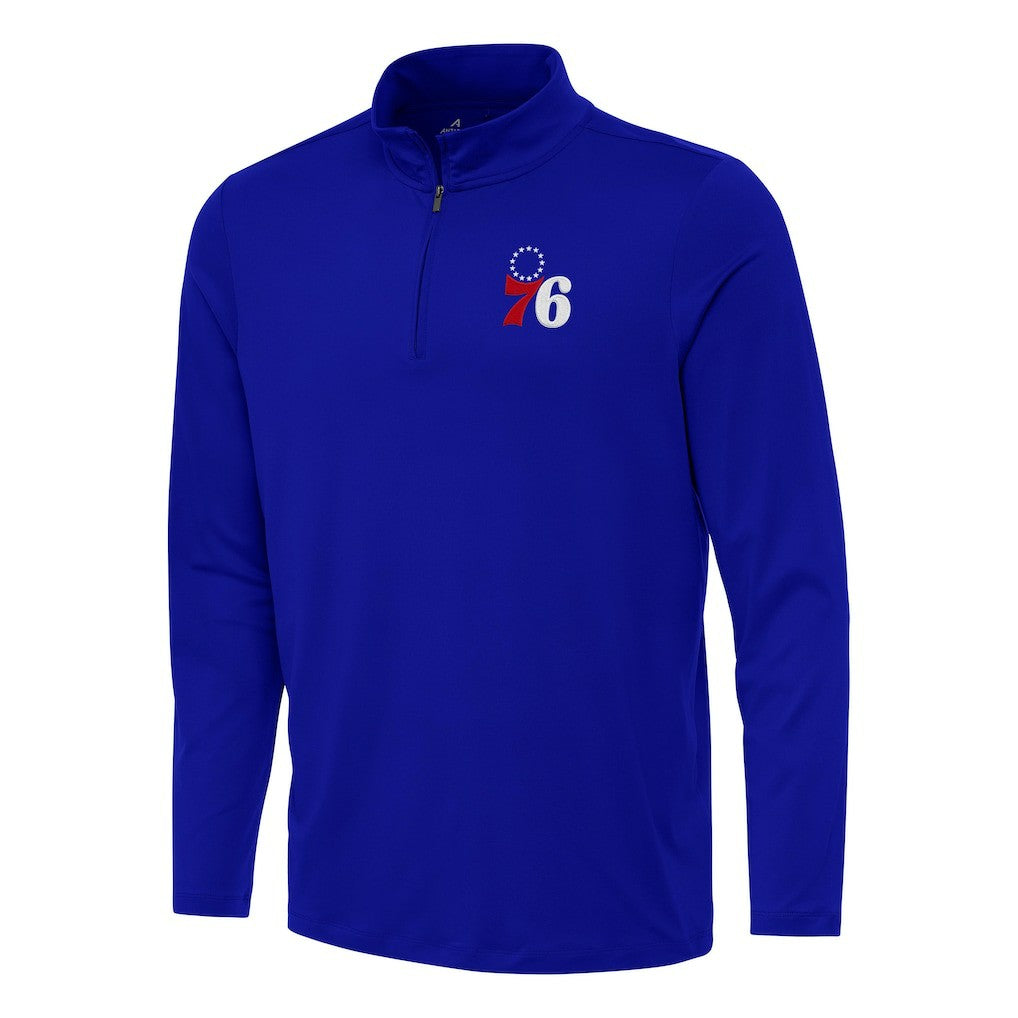 Philadelphia 76ers Antigua Reprocess Quarter-Zip Top