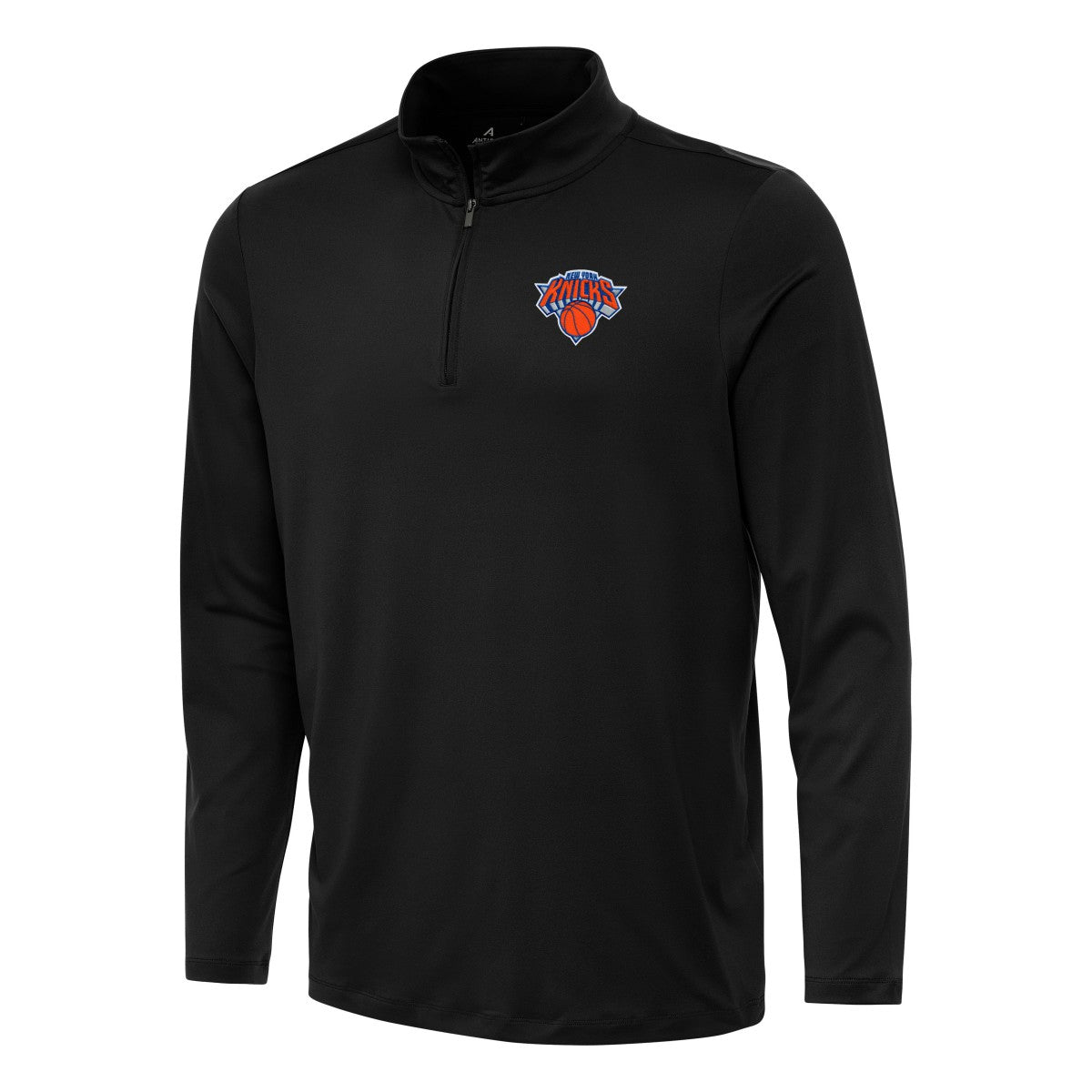 New York Knicks Antigua Reprocess Quarter-Zip Top