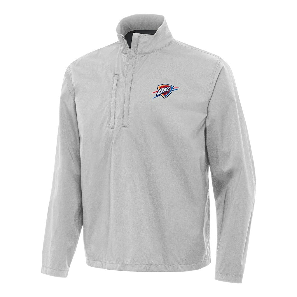 Oklahoma City Thunder Antigua Brisk Quarter-Zip Windbreaker