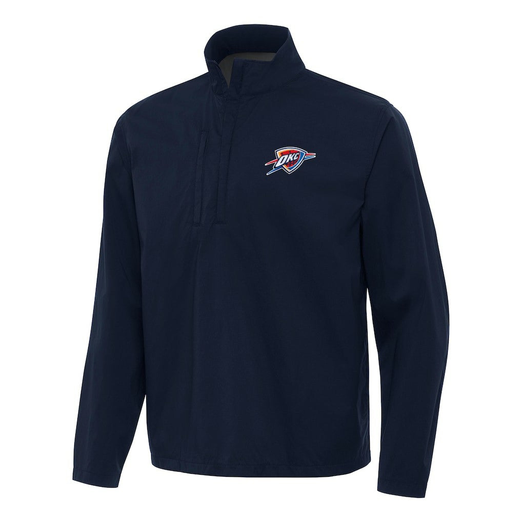 Oklahoma City Thunder Antigua Brisk Quarter-Zip Windbreaker