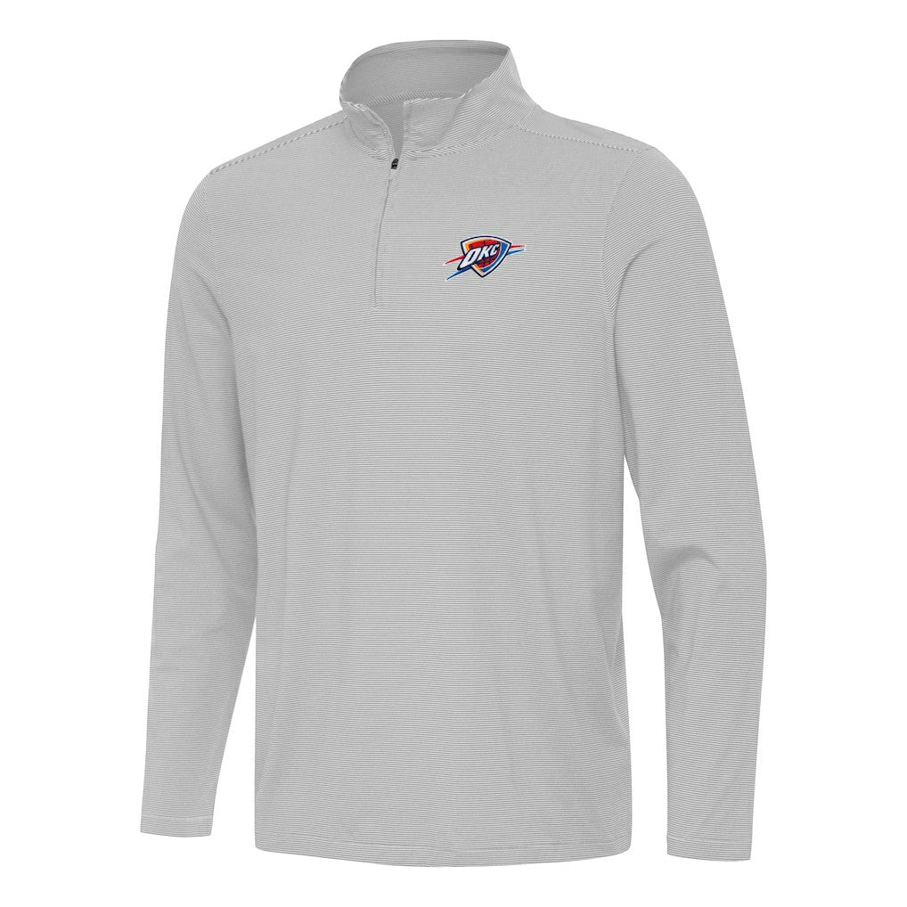 Oklahoma City Thunder Antigua Twine Quarter-Zip Top