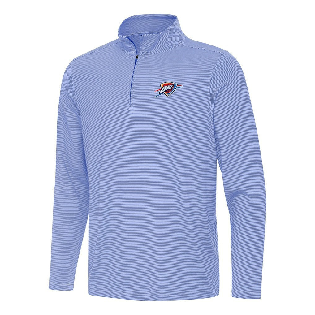 Oklahoma City Thunder Antigua Twine Quarter-Zip Top