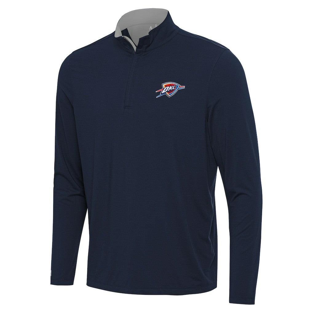 Oklahoma City Thunder Antigua Content Quarter-Zip Top