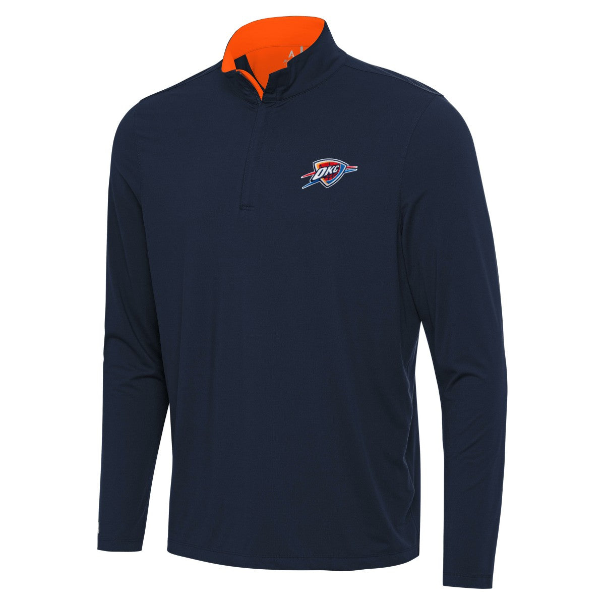 Oklahoma City Thunder Antigua Content Quarter-Zip Top