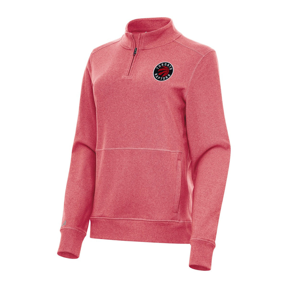 Toronto Raptors Antigua Women's Crush Quarter-Zip Fleece Sweatshirt