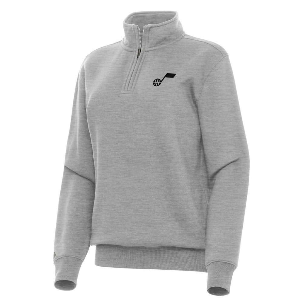 Utah Jazz Antigua Women's Victory Quarter-Zip Sweatshirt
